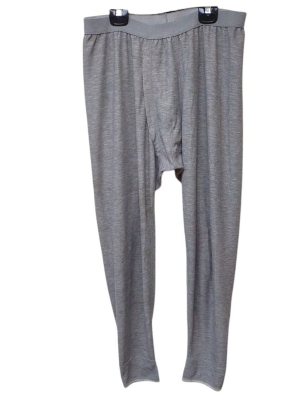 Lands' End Men's Grey Waffle Knit Thermal Lounge Pants Long Underwear